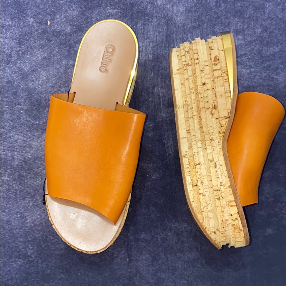 Chloè Wedge Sandals